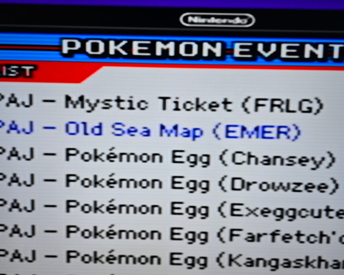 Pokémon Ultimate Event Distribution Cartridge For GBA + Cable Link Cord Included
