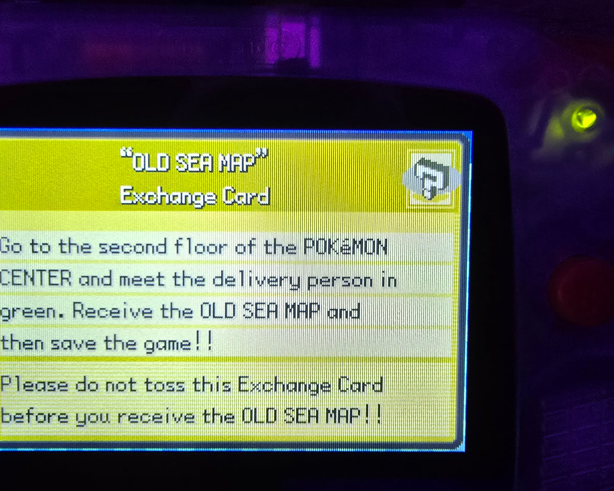 Pokémon Ultimate Event Distribution Cartridge For GBA + Cable Link Cord Included