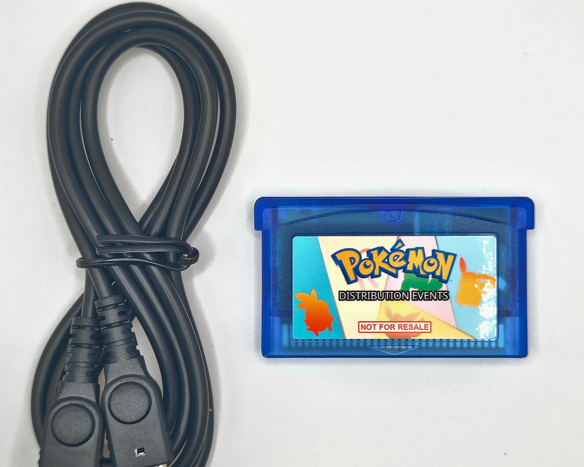 Pokémon Ultimate Event Distribution Cartridge For GBA + Cable Link Cord Included