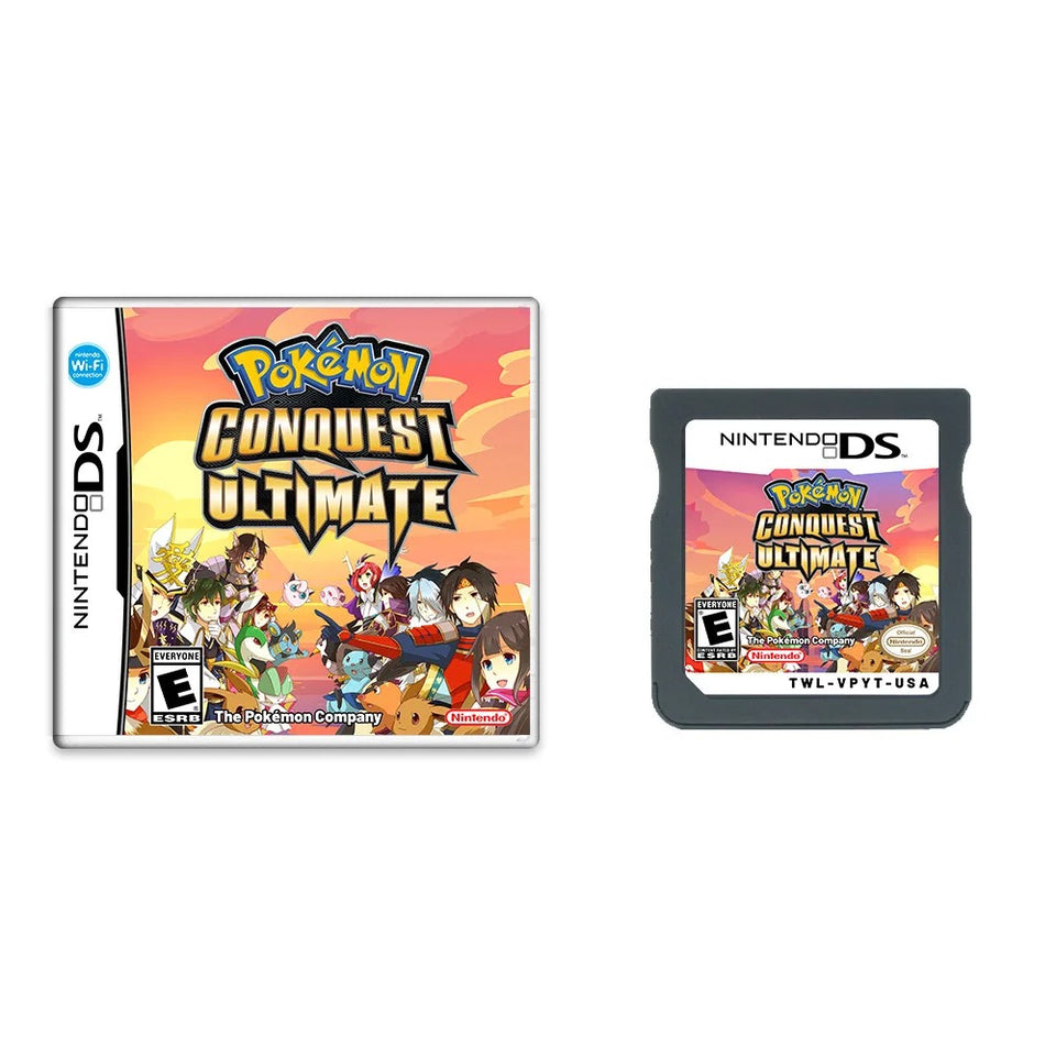 Pokémon Conquest: The Ultimate NDS Game Card Pokémon Game English language