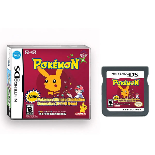 Pokemon Ultimate 3rd, 4th and 5th Generation Game Distribution Card NDS