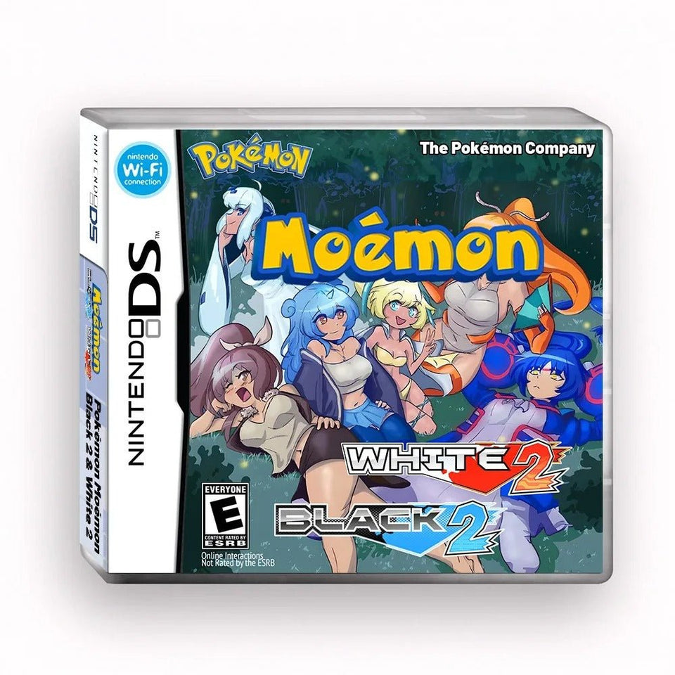 Pokemon NDS Game Card Pokémon Moemon White 2 & Black 2 - PokeCarts