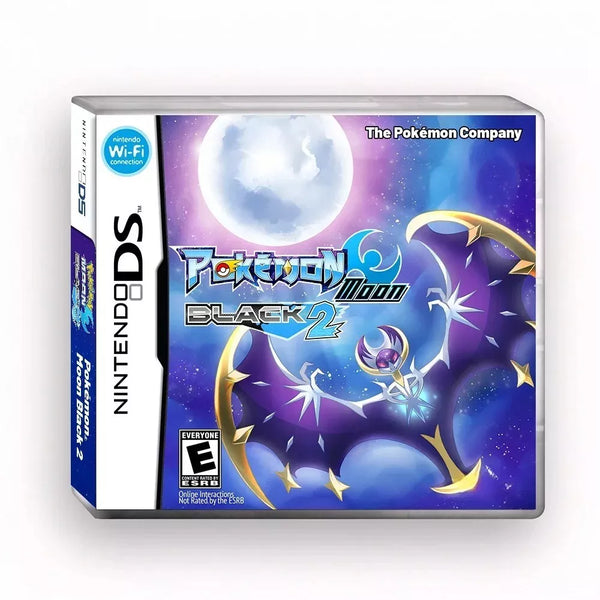 Pokémon Moon Black 2 NDS Game Card US Version for NDS\DSI\3DS\2DS